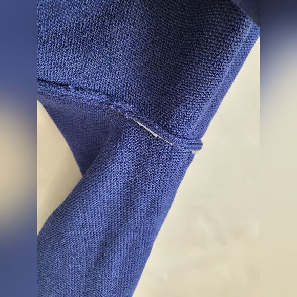St. John Evening by Marie Gray Blue Knit Pants Size 6 - Picture 9 of 16